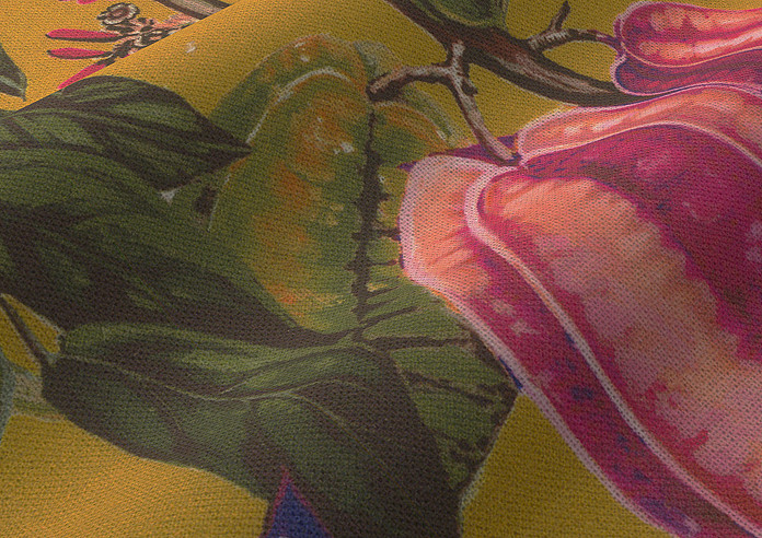Kensington, Mustard - Made to Measure Curtains - Image 4